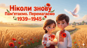Презентація “Ніколи знову. Пам’ятаємо. Перемагаємо (1939–1945)” + Постер