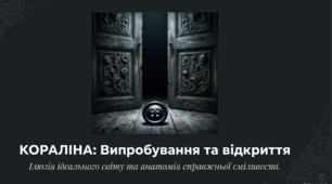 Ніл Річард Мак-Кіннон Ґейман. «Кораліна».  Випробування та відкриття Кораліни.