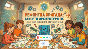 8 клас НУШ, Повторення «Секрети архітектури ПК», офлайн-квест