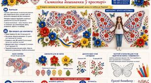 Комплексне оформлення та фотозона до Дня вишиванки «Квітуча Україна: Символіка вишиванки у просторі»