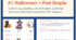 A1 Halloween + Past Simple +  flashcards 