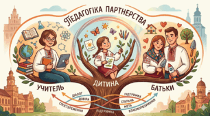 Педагогіка партнерства: вчитель - дитина - батьки.
