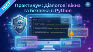 Практикум: Діалогові вікна та безпека в Python (Проєкт Security Bot v1.0)