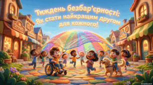 Презентація, план-конспект заняття до Тижня безбар'єрності «Як стати найкращим другом для кожного». Тиждень безбар'єрності 2026 (25.05-31.05)