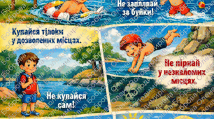 Плакат "Безпека на воді"