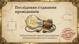 Послідовне з’єднання провідників.