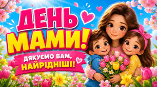 День матері. Презентація, оформлення дошки + 🎁дипломи мамам