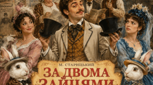 Михайло Старицький «За двома зайцями»