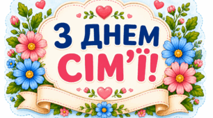 Оформлення "З ДНЕМ СІМ'Ї!"