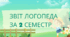 Звіт логопеда за 2 семестр роботи із дитиною із ООП