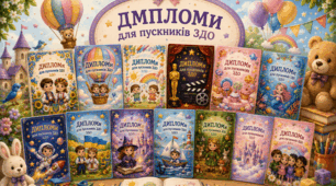 дипломи випускника ЗДО (різні стилі)