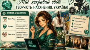 Як бачить мене мій ШІ "Мій яскравий світ"