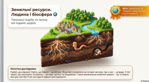Земельні ресурси. Людина табіосфера.