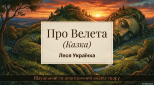 Леся Українка. Про Велета (казка) Візуальний та алегоричний аналіз твору.