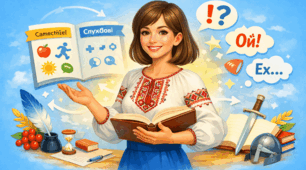 Самостійні та службові частини мови, вигук; роль їх у мовленні; основні морфологічні ознаки; синтаксична роль. Форми дієслова. Розряди прислівників за значенням