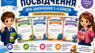 Посвідчення про закінчення 1–4 класів