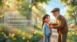 День пам'яті та примирення. Презентація+інфографіка