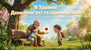 8 травня: День пам'яті та примирення. Презентація+інфографіка