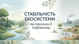 Стабільність екосистем та причини її порушення.