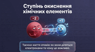 Презентація " Ступінь окиснення хімічних елементів" 8 клас НУШ