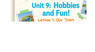 Hobbies and fun lessons 1