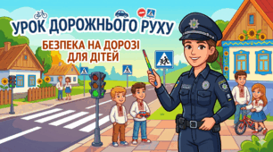 Презентація "Урок дорожнього руху"