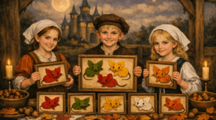 🏰Пазл🧩🍁🍂🐭 "Кольорові миші"🍁 Ліни Костенко🍁🐭🍂