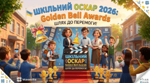 Креативний сценарій Останнього дзвоника «Шкільний Оскар 2026: Golden Bell Awards» (для 1–11 класів)
