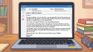 Email to a pen friend 8-Piece Jigsaw (A1)