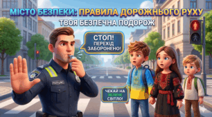 Презентація "Місто безпеки: Правила дорожнього руху"