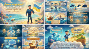 День морської піхоти України: Воїни трьох стихій. Велика інтерактивна презентація до 23 травня (НУШ, дошкільнята)
