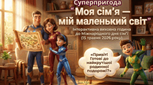 Виховна година День сім'ї  15 травня 2026 року Презентація-суперпригода "Моя сім'я - мій маленький світ"