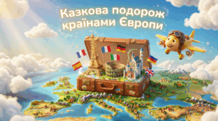 Інтерактивна, анімована презентація-подорож «Казкова подорож країнами Європи» (до Дня Європи)