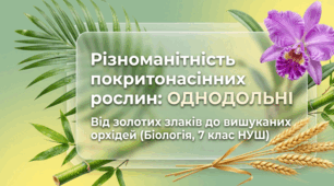 § 31. Різноманітність покритонасінних (квіткових) рослин. Однодольні. Перевірка зань