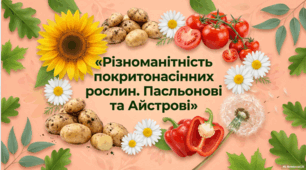 § 33. Різноманітність покритонасінних (квіткових) рослин. Дводольні: Пасльонові, Айстрові+ практична робота