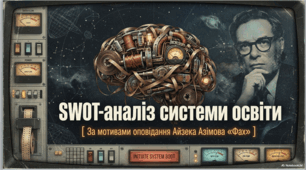 Розвиток мовлення %4. Складання SWOT-аналізу системи освіти (на основі оповідання А. Азімова «Фах»).  ГР3. Письмова взаємодія.