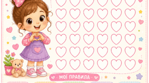 КАРТА ПОВЕДІНКИ ДЛЯ ДІТЕЙ