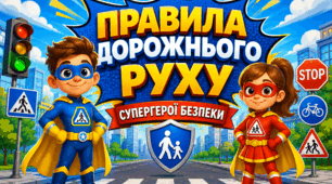 Презентація "Правила дорожнього руху. Супергерої безпеки".