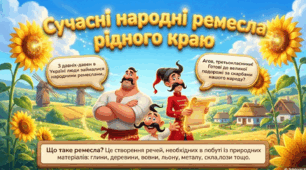 СУЧАСНІ НАРОДНІ РЕМЕСЛА РІДНОГО КРАЮ