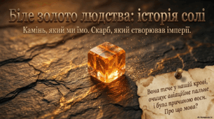 «Біле золото людства: історія солі»
