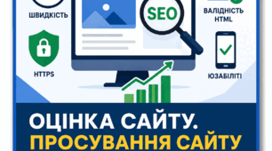Практична робота «Оцінка сайту. Просування сайту»