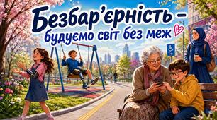 Нова сучасна мега - презентація до тижня безбар'єрності 2026 "Безбар'єрність - будуємо світ без меж"