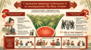 Тестові завдання  «Мо Янь. Оповідання «Геній»