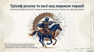 Презентація на тему "Історичне оповідання «Арслан-киз» («Дівчина-левиця») як прояв культурної емансипації кримськотатарського народу"