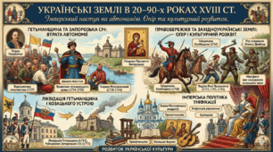 Підсумкова робота за ГР "Українські землі в 20–90-х роках ХVIII ст."