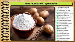 Крохмаль. Целюлоза. Хімія. 9 клас. НУШ (2026). До підручника Попель П., Крикля Л.