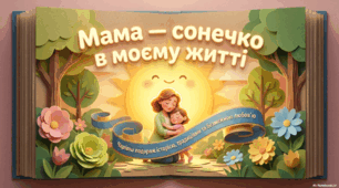 Презентація на тему: "Мама-сонечко в моєму житті"