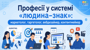 STEM 8 клас. Професії у системі «людина–знак»: маркетолог, таргетолог, вебдизайнер, контентмейкер