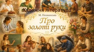 Художньо-продуктивна діяльність(художня література).Вірш М.Познанської"Про золоті руки"