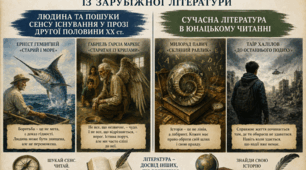 КР № 4  за темами «ЛЮДИНА ТА ПОШУКИ СЕНСУ ІСНУВАННЯ У ПРОЗІ ДРУГОЇ ПОЛОВИНИ XX ст.» та «СУЧАСНА ЛІТЕРАТУРА В ЮНАЦЬКОМУ ЧИТАННІ» (твори Ернест Гемінґвей, Ґабріель Ґарсіа Маркес, Милорад Павич, Таїр Халілов)